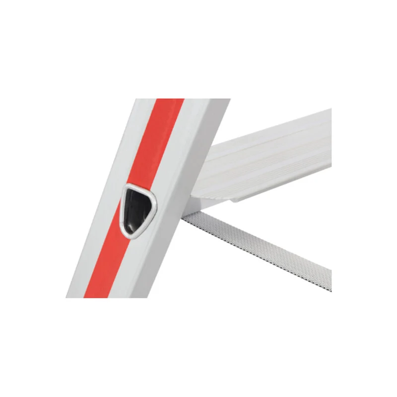 B-Ware Hymer Stufenleiter Aluminium 3 Stufen Plattform Leiter ergonomisch stabil 1370mm