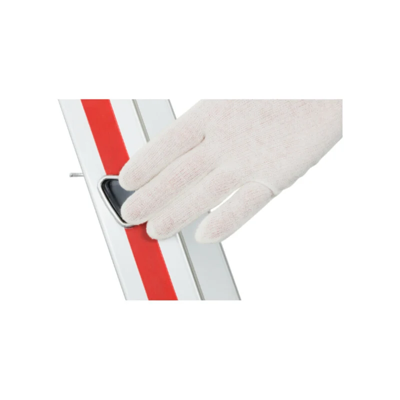 B-Ware Hymer Stufenleiter Aluminium 3 Stufen Plattform Leiter ergonomisch stabil 1370mm