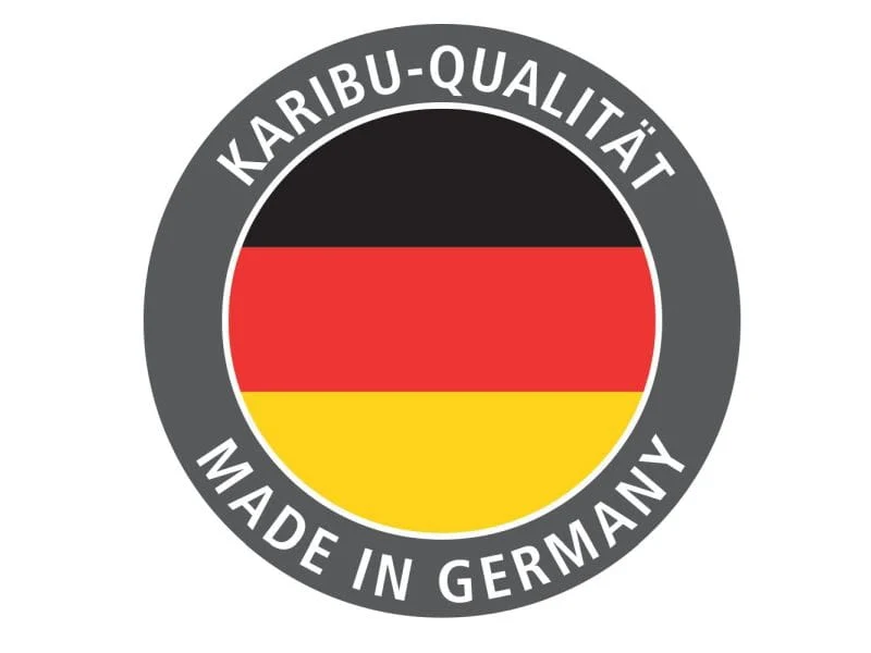 Karibu Carport Classic Einzel 2 mit 1 Einfahrtsbogen kdi