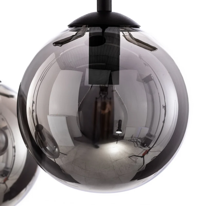 B-Ware Euluna Hängeleuchte Hängeleuchte Lampe Leuchte Glassy 3-flammig E14 rund Glas