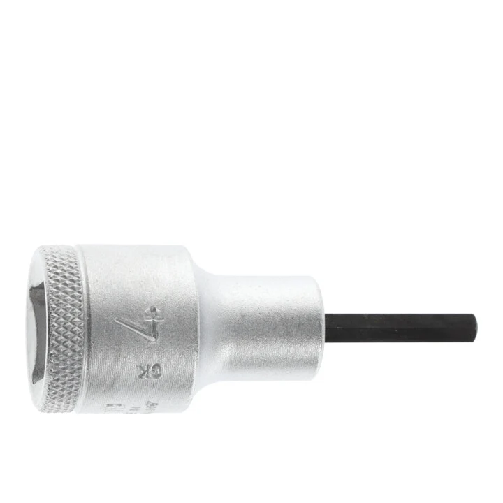 5x B-Ware Gedore Schraubendrehereinsatz Bit Sechskant Einsatz 4 mm 12,5 mm 5 STÜCK