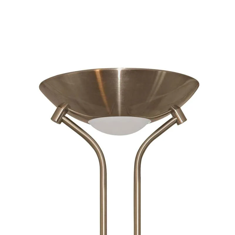 B-Ware Searchlight Stehleuchte dimmbar JERIK altmessing Lampe Leuchte 180cm 5,3kg
