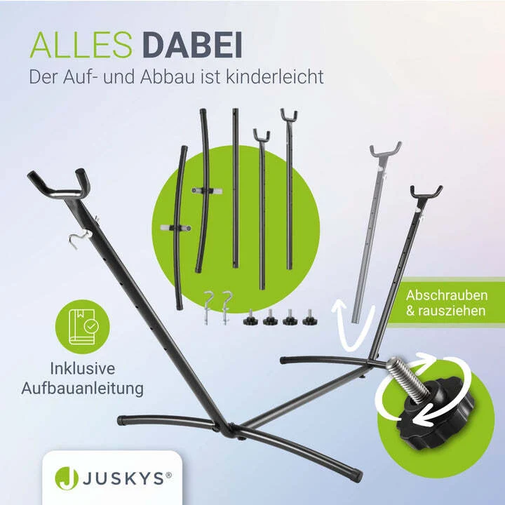 B-Ware Hängematte Paya Mobile Hängematte mit Tragetasche für Innen und Außen 190x150 cm