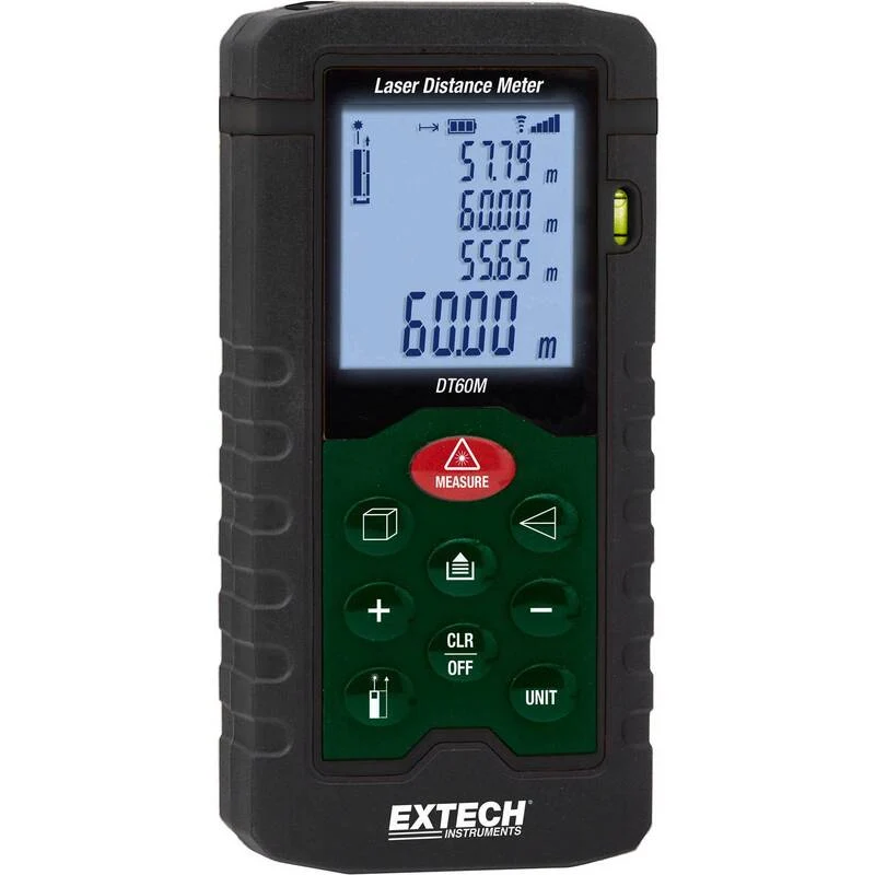 B-Ware Extech Laser-Entfernungsmesser DT60M 60m Messgerät mit Additionsfunktion 100g