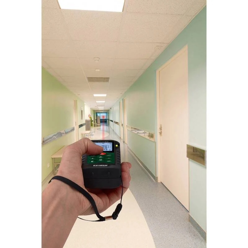 B-Ware Extech Laser-Entfernungsmesser DT60M 60m Messgerät mit Additionsfunktion 100g