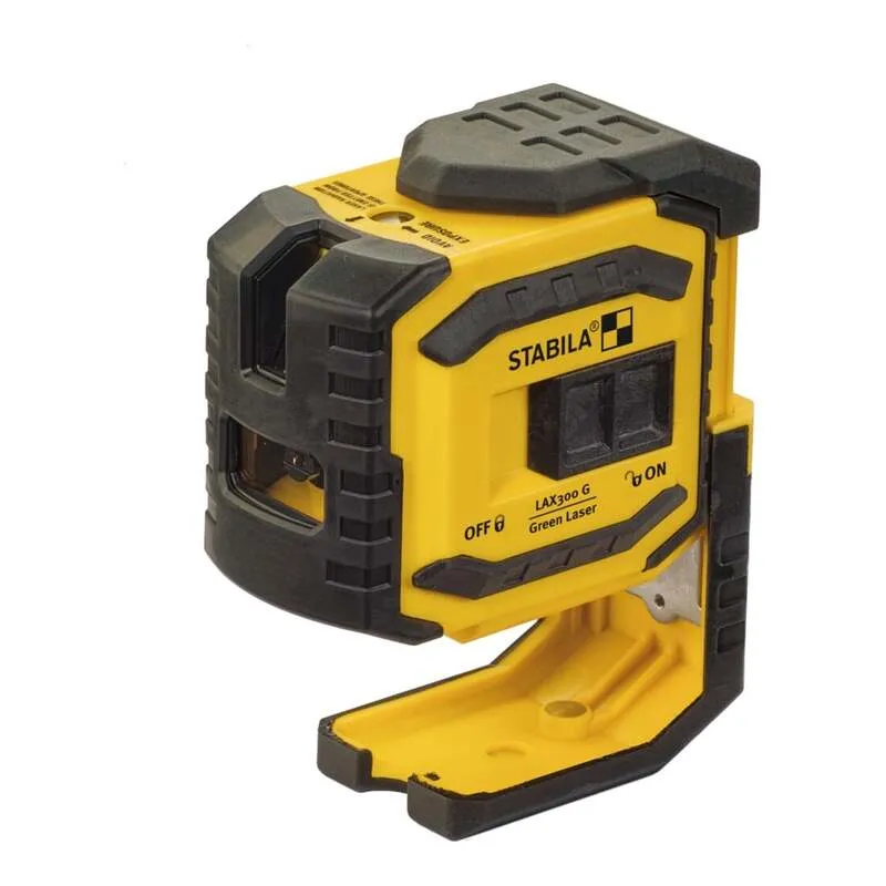 B-Ware STABILA Kreuzlinienlaser LAX 300 G Lasergerät Nivelliergerät 30m ±0,3mm/m gelb