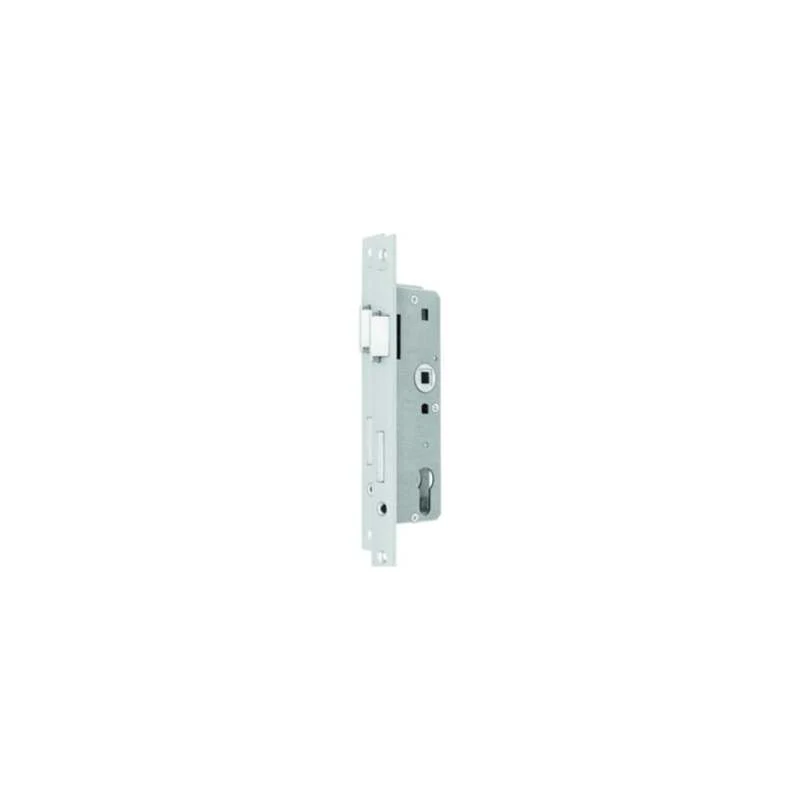 B-Ware BKS Glastür-Einsteckschloss Modell 0007 PZW 72mm 8mm DIN links nickelsilber