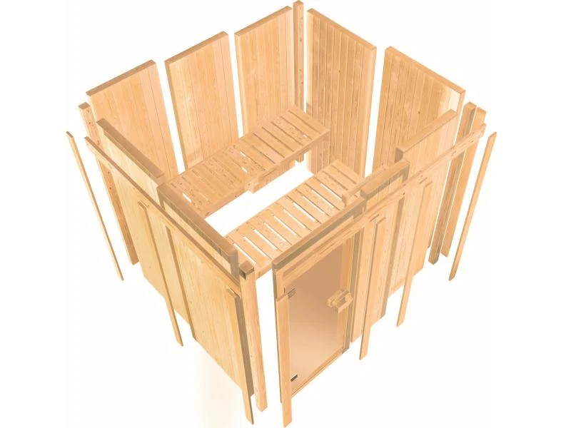 Karibu Sauna Irava 3 - ohne Ofen