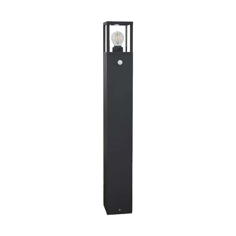 B-Ware Lucande Wegeleuchte Klemens LED Gartenleuchte anthrazit 90cm mit Bewegungsmelder