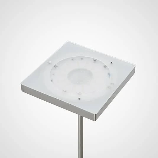 B-Ware Lindby Seppa LED-Stehleuchte Standleuchte Deckenfluter Lampe dimmbar 180cm eckig