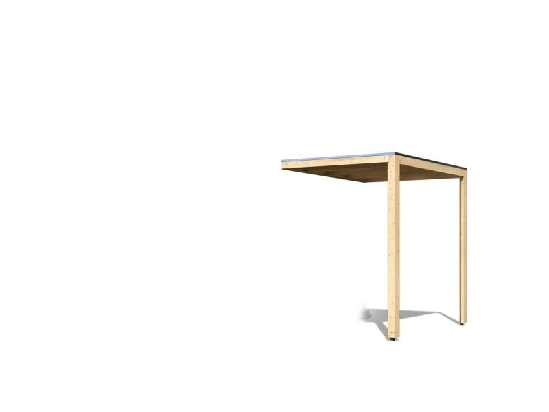 Karibu Anbaudach für Cuben/ Hygge, naturbelassen