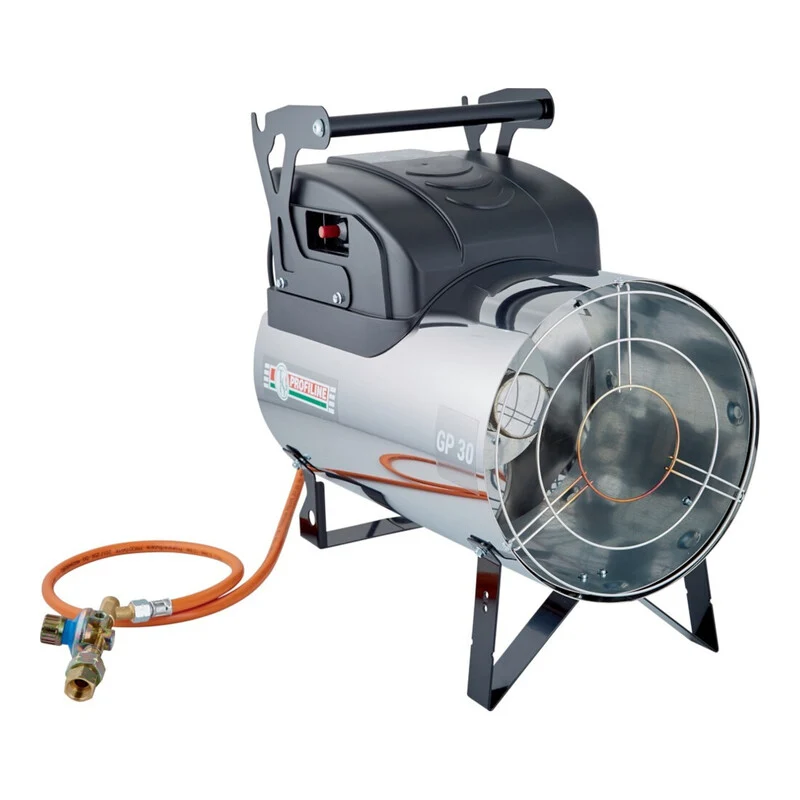 B-Ware TGO Gas-Heizgebläse Heizgerät Edelstahl 15-31,4kW regelbar gewerbliche Anwendung
