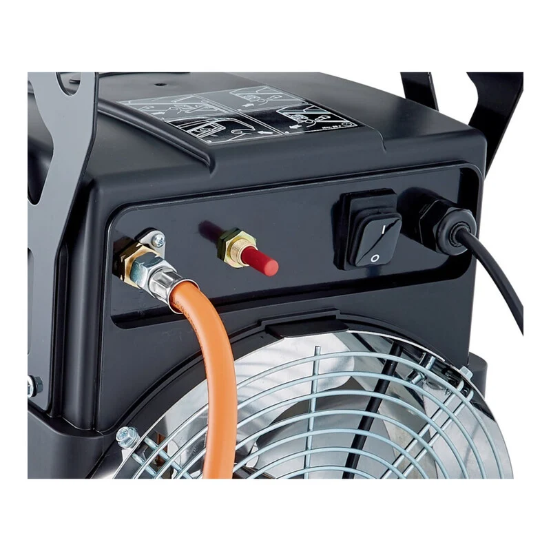 B-Ware TGO Gas-Heizgebläse Heizgerät Edelstahl 15-31,4kW regelbar gewerbliche Anwendung
