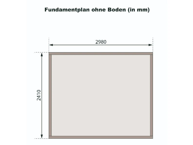 Karibu Gartenhaus Askola 5 terragrau 19 mm