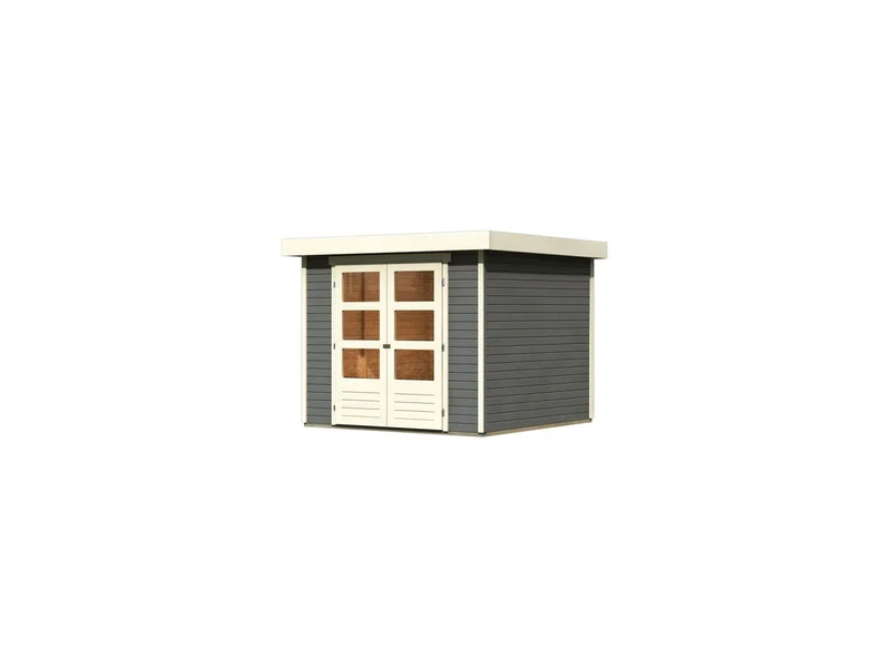 Karibu Gartenhaus Askola 3,5 terragrau 19 mm