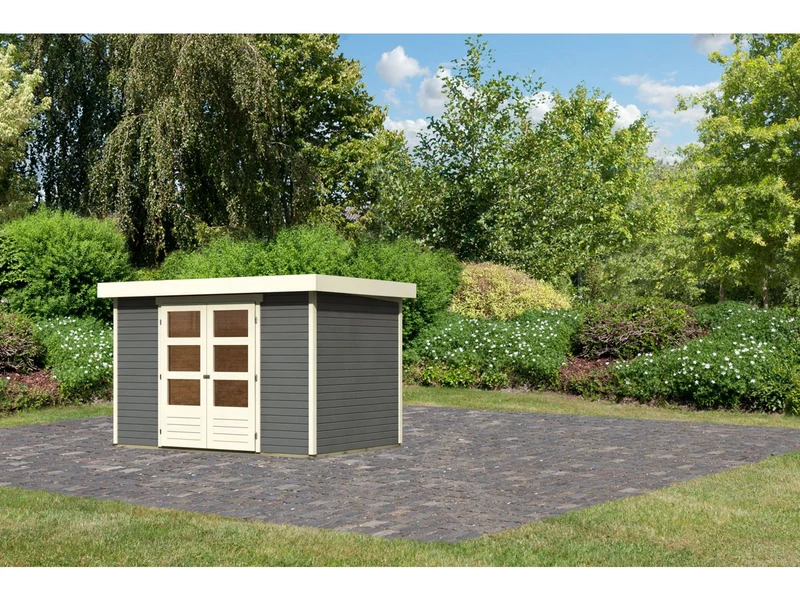 Karibu Gartenhaus Askola 4 terragrau