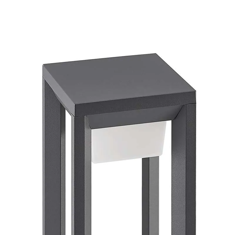 B-Ware Prios Wegeleuchte Gartenleuchte Gamion LED Pollerleuchte anthrazit 90cm IP54