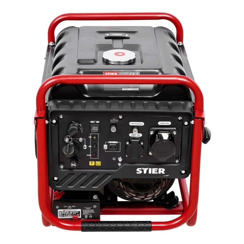 B-Ware STIER Inverter Stromerzeuger SNS-500 5,0 kW Benzin Generator 75 dB(A) 18l 43kg