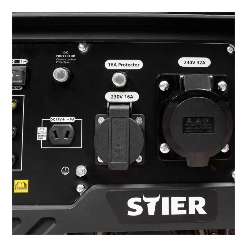 B-Ware STIER Inverter Stromerzeuger SNS-500 5,0 kW Benzin Generator 75 dB(A) 18l 43kg