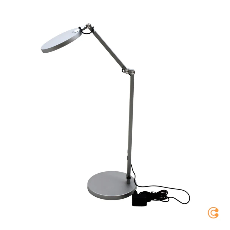 B-Ware FABAS LUCE Tischleuchte Regina LED dimmbar Touchdimmer Aluminium 80cm 1000Lumen