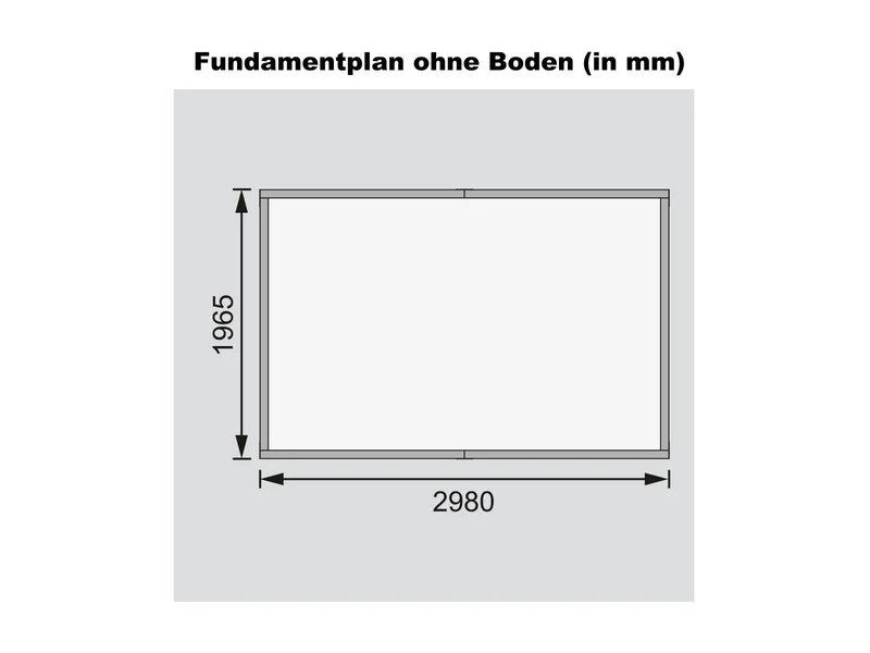 Karibu Verkaufshaus Gr. 2 natur 19 mm
