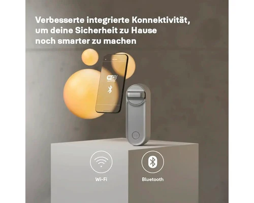 D-Ware Yale Linus 2 Türschloss Smartlock Türschloss silber matt Metall BB DEFEKTWARE