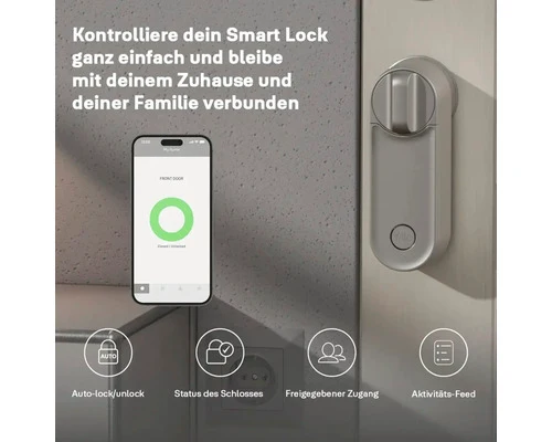 D-Ware Yale Linus 2 Türschloss Smartlock Türschloss silber matt Metall BB DEFEKTWARE