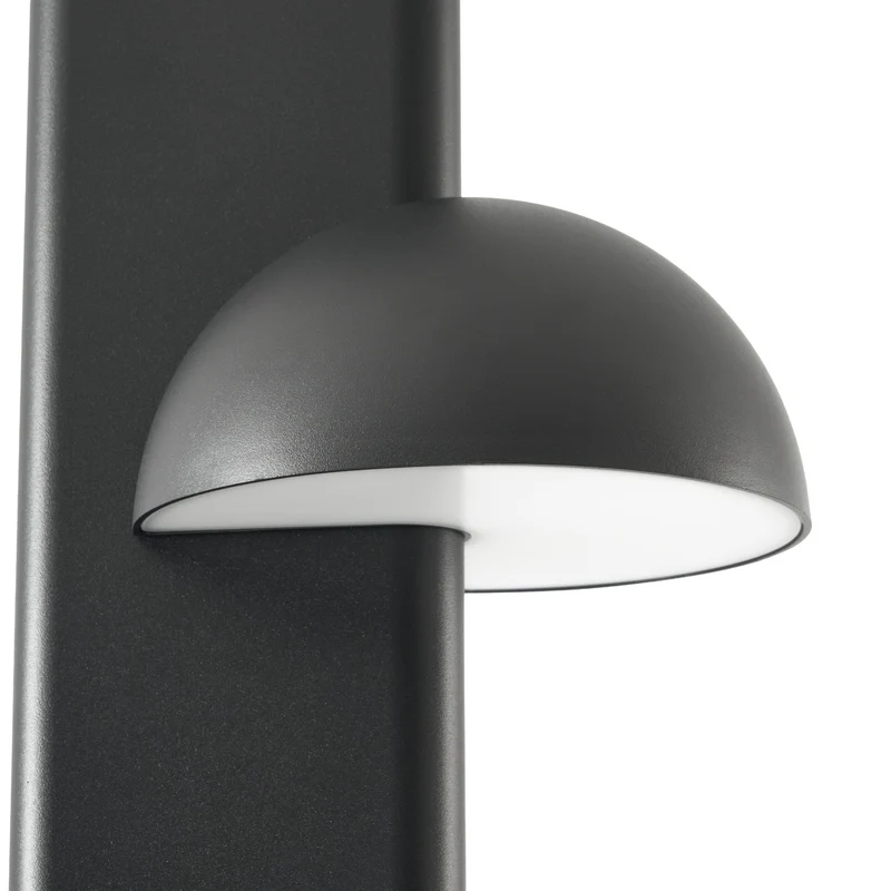 B-Ware Lucande Außenleuchte Gartenlampe LED Velira schwarz Beleuchtung Außenbereich 876