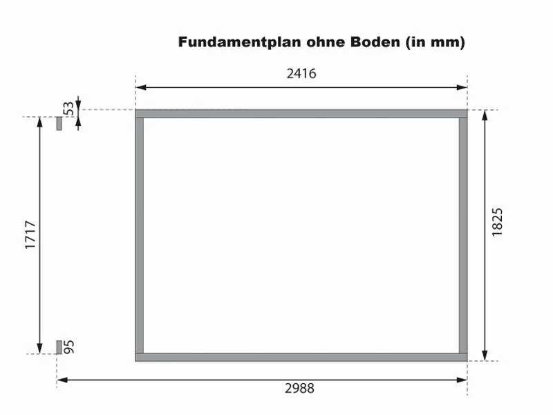 Karibu Multifunktionshaus Pultdach mit Schrank und Anbaudach 19 mm, terragrau