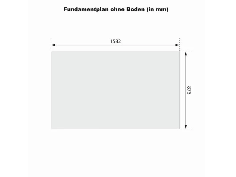 Karibu Mülltonnenbox, natur, für 2 Tonnen inkl. Hochbeet