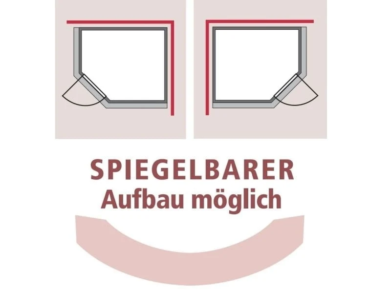 Karibu Sauna Mia inkl. 9 kW Ofen integr. Steuerung, mit moderner Saunatür -ohne Dachkranz-