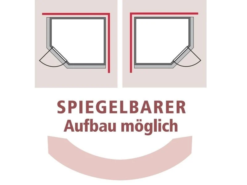 Karibu Sauna Mia inkl. 9 kW Ofen integr. Steuerung, mit klassicher Saunatür -mit Dachkranz-