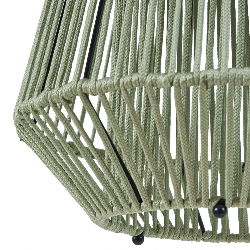 B-Ware Lindby Solarleuchte Hängelampe Lampe LED grün Kunststoff USB Akku Schalter