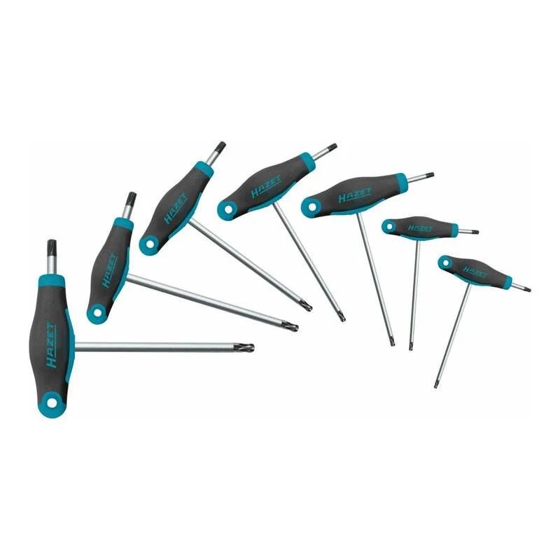 B-Ware Hazet Schraubendreher Schraubenzieher T-Griff 829KKT/7 7-teilig ergonomisch