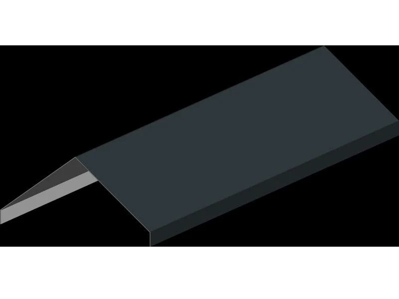 Aluminium Firstabdeckung Typ 6 200 cm - 1 Stück