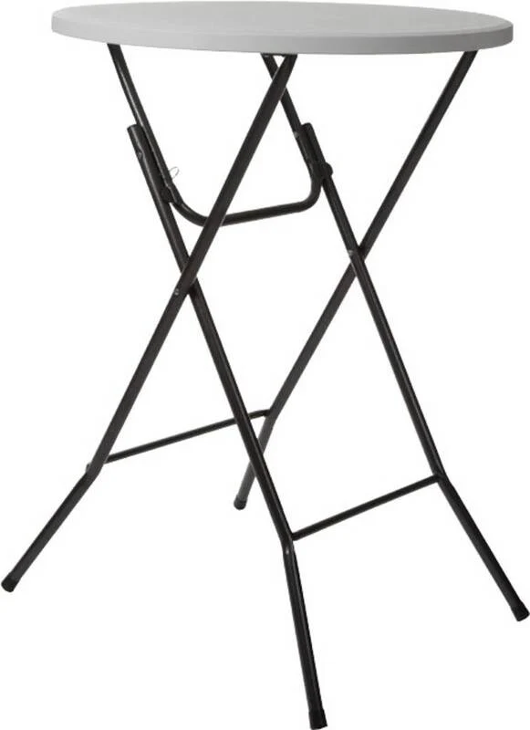 18x B-Ware Perel Stehtisch Campingmöbel Partytisch Gartentisch Weiß bis 80 kg 18 STÜCK