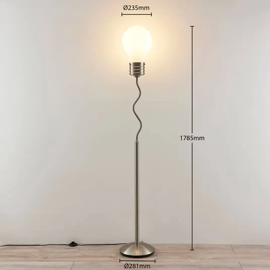 B-Ware Lindby Smart LED-RGB-Stehlampe Stehleuchte Lampe Leuchte Mena, App-Steuerung E27