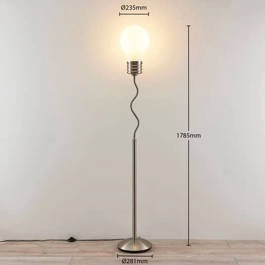 B-Ware Lindby Smart LED-RGB-Stehlampe Stehleuchte Lampe Leuchte Mena, App-Steuerung E27