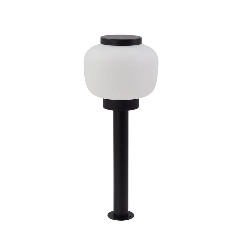 2x B-Ware Lindby Sockelleuchte Außenleuchte Gartenleuchte Orfeas Aluminium 2 STÜCK