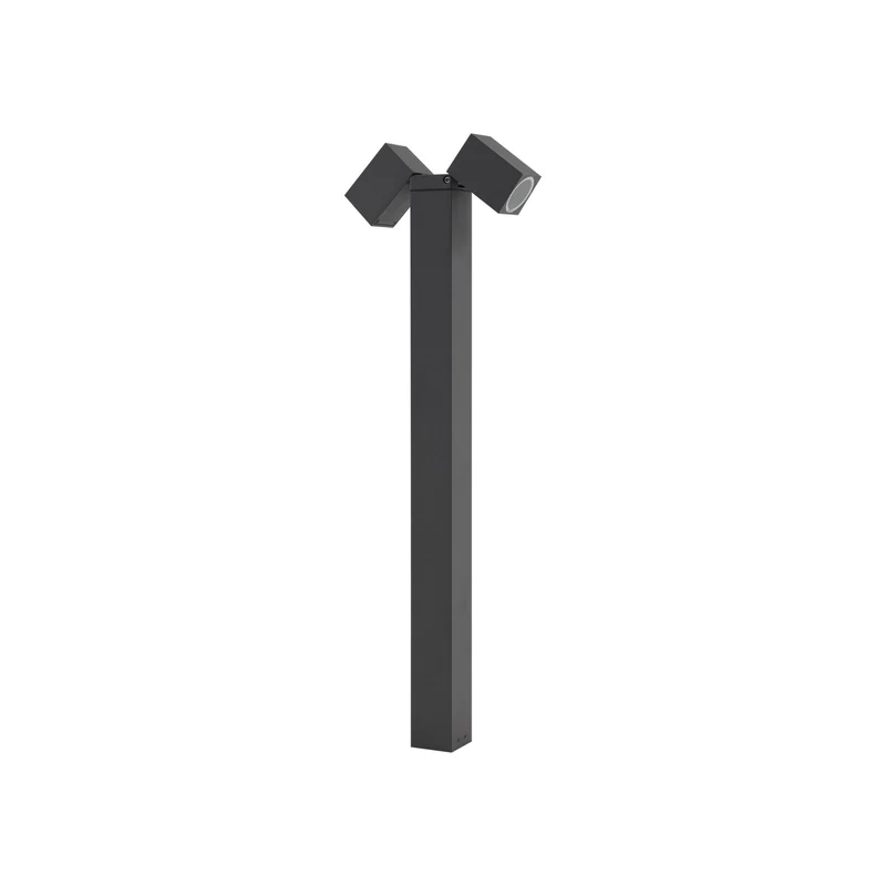 B-Ware Lindby Wegeleuchte Außenlampe Othil anthrazit 2flg 80cm Metall