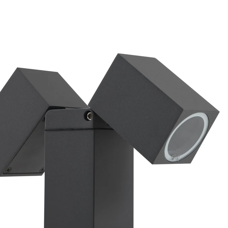 B-Ware Lindby Wegeleuchte Außenlampe Othil anthrazit 2flg 80cm Metall