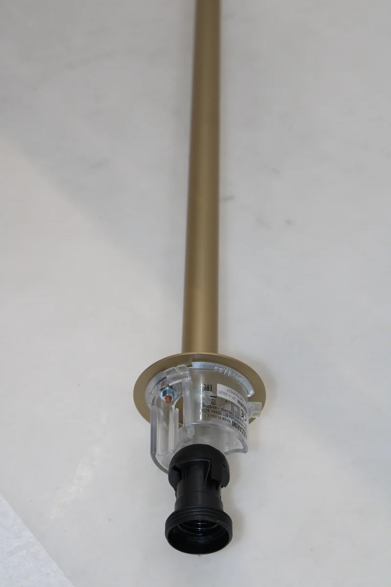 Foscarini Stehlampe Stehleuchte Gem E27 Gold Weiß Glas Lampe SIEHE TEXT/FOTO