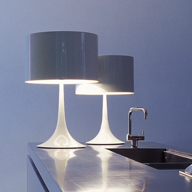 Flos Tischleuchte Lampe Spun Light T1 schwarz glänzend Diffusor SIEHE TEXT