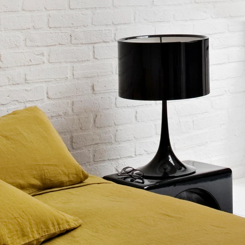 Flos Tischleuchte Lampe Spun Light T1 schwarz glänzend Diffusor SIEHE TEXT