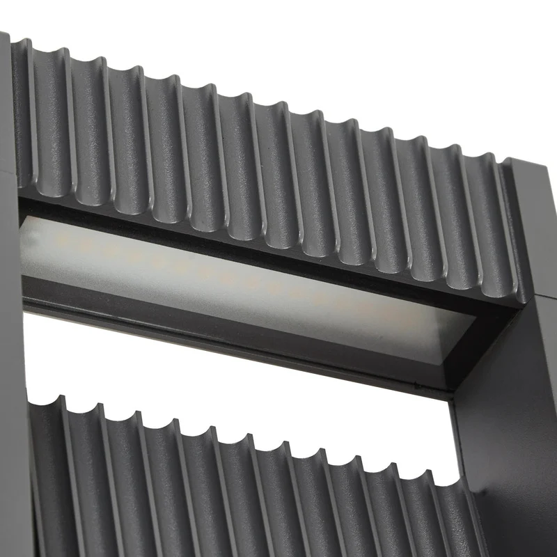 B-Ware Lucande Sockelleuchte Wegeleuchte LED Tavion anthrazit Aussenleuchte 40 cm