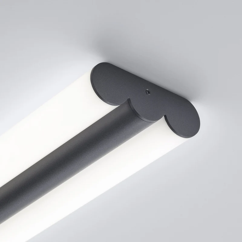 B-Ware Helestra Spiegellampe Spiegelleuchte LED Loom Badezimmer Schwarz 90 cm 36 W IP44
