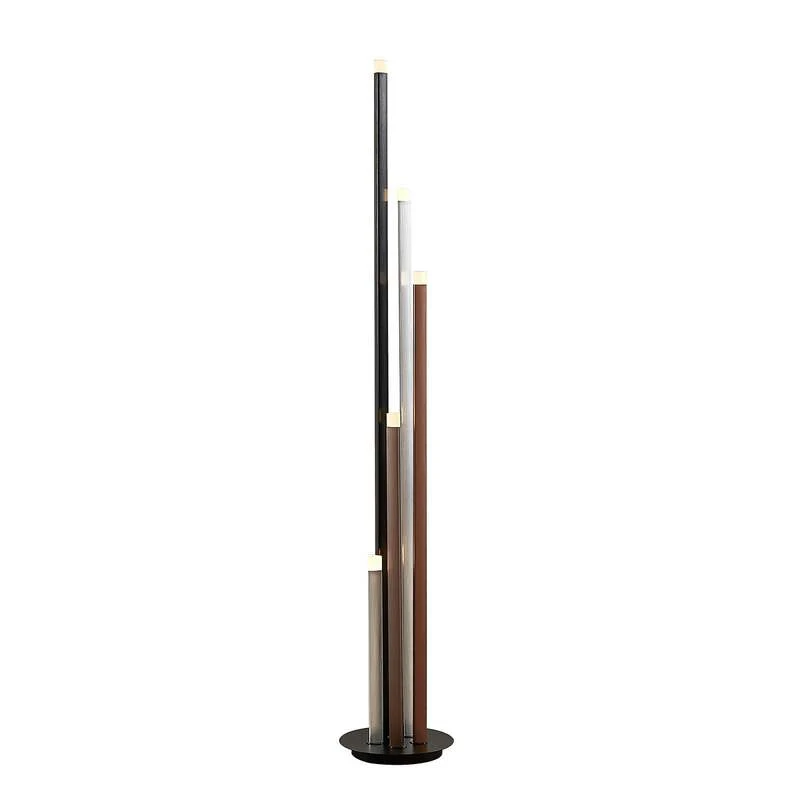 B-Ware Lucande Stehleuchte Stoika LED Lampe dimmbar 5-flg bunt 150cm Aluminium Acryl
