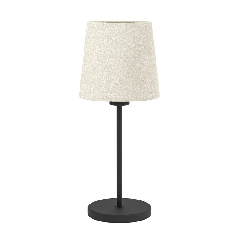 B-Ware Eglo Tischleuchte Febres Tischlampe schwarz weiß Stahl Stoff Beleuchtung 120