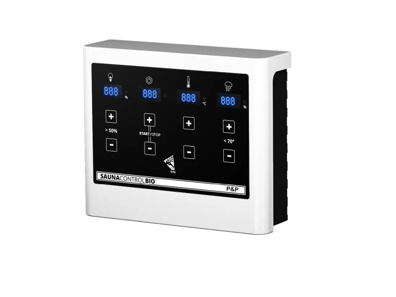 Karibu Sauna Avari 1 inkl. 3,6 kW Bioofen externe Steuerung - ohne Dachkranz