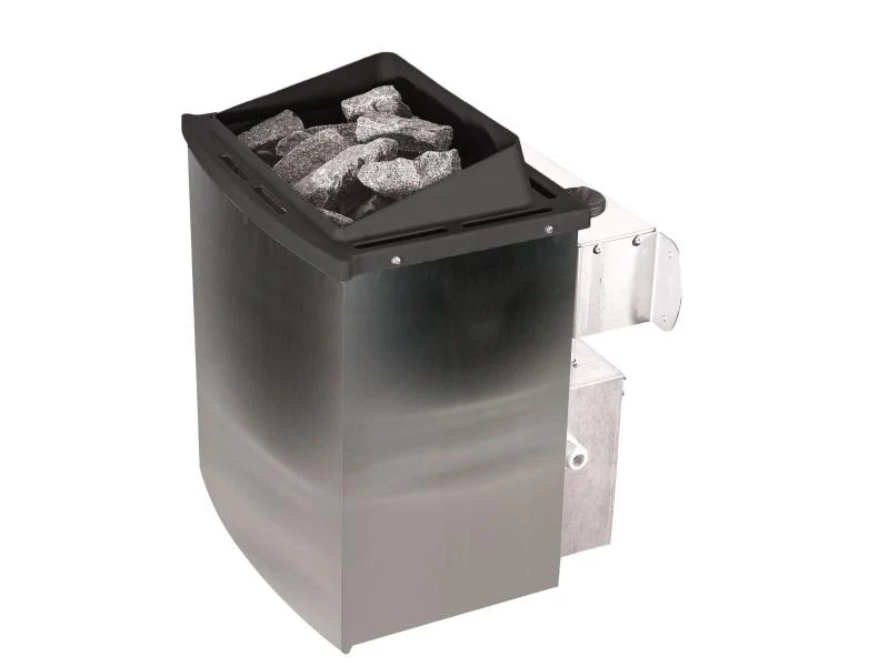 Karibu Sauna Tromsö 68 mm inkl. 9 kW Ofen integr. Steuerung